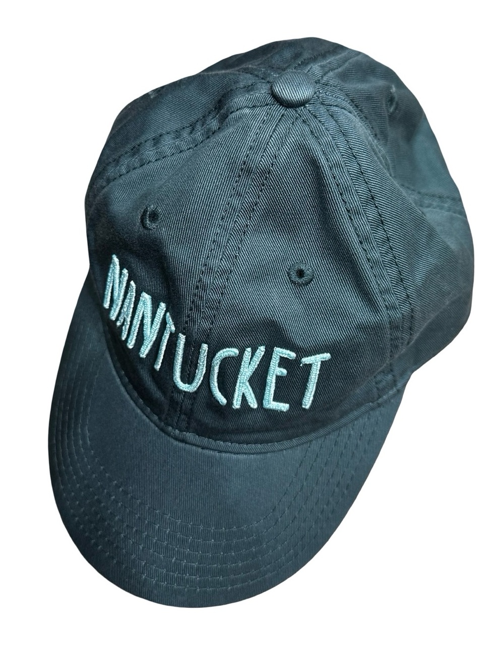 LEGACY Green Blue Nantucket Spellout Embroidered Ball Cap O/S Adjustable